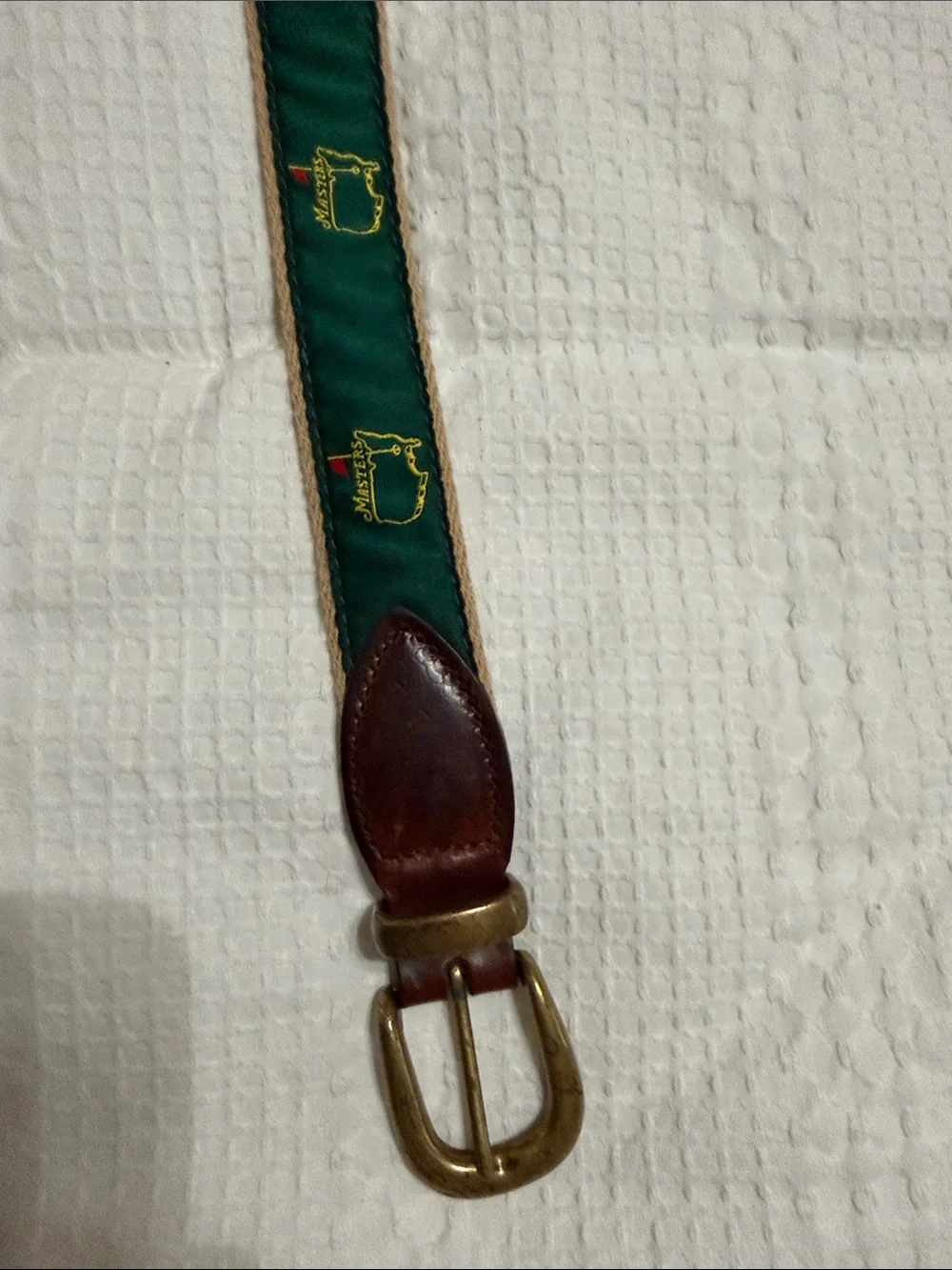 Masters green woven